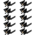 thumbnail image 1 of Square Door Lever Privacy Door Lock Handleset Keyless Lockset Door Knobs Storage Room Bathroom Set No Key in, 1 of 9