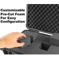thumbnail image 3 of CASEMATIX 11 inch Waterproof Airtight Marine Fishfinder Case Compatible with Garmin Striker 4 GPS Fish Finder, Plus 4cv and Other Water Fishing Boating Devices with Accessories - Includes Case Only, 3 of 5