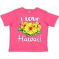 thumbnail image 3 of Inktastic I Love Hawaii Hibiscus Flowers Boys or Girls Toddler T-Shirt, 3 of 5