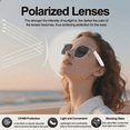 thumbnail image 5 of AI Smart Glasses,AI Chat Deepseek R1 and Gemini-2.5 with 164 Translations Supported,Bluetooth Glasses for Men Women,Music Playback & Hands-Free Calling,Physical Color Changing Lens, 5 of 9