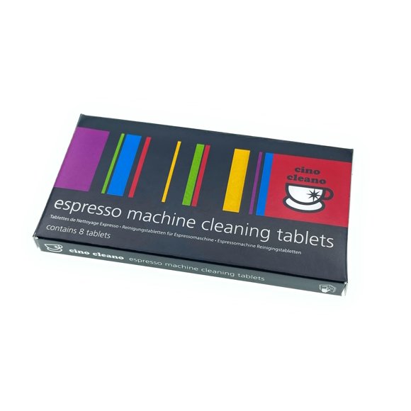 Tabletas limpiadoras para máquinas de café espresso Cino Cleano (8 tabletas)