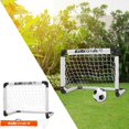 thumbnail image 2 of xinxixnxx Kids Soccer Goal Set Backyard Mini Net  and Ball White with Storage Bag, 2 of 6