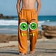 thumbnail image 2 of Niños Pantalones Niñas Imprimida Playa Casual con Bolsillos para Vacaciones Deportes Al Aire Libre Niñas Pantalones, 2 of 9