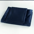 thumbnail image 5 of NTBAY 3 Pieces Satin King Duvet Cover Set, Ultra Luxury and Soft with Hidden Zipper Design Comforter Cover Set, Navy Blue, 5 of 5