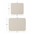 thumbnail image 4 of Dish Drying Mat for Kitchen Counter Swan White Drying Pad Absorbent Drying Mats for Countertops Sinks Draining Racks Simple Style Reversible Drainer Kitchen Accessories 18x24 Inch, 4 of 7