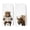 B, variant on Hyknon 2 Pack Highland Cattle Hand Towels, Soft Absorbent Face Towel, Quick Dry, Lightweight, Spring Farmhouse Decor for Kitchen Bathroom Gift Supplies, 15.7x23.6 Inch