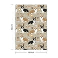 thumbnail image 3 of 4 Pcs Funny Kitchen Towels,Cartoon Corgi and Coffee Microfiber Dish Towels,Kitchen Tea Towels,Kitchen Towel Set (18" X 26"), 3 of 3