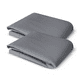 thumbnail image 3 of Fundas de Almohada Rebeca Percal 300 King Size Gris Oxford, 3 of 5
