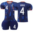 thumbnail image 1 of Men Women Adult VIRGIL 4# MEMPHIS 10# ROBBEN 11# Soccer Football Jersey Suit, 1 of 2