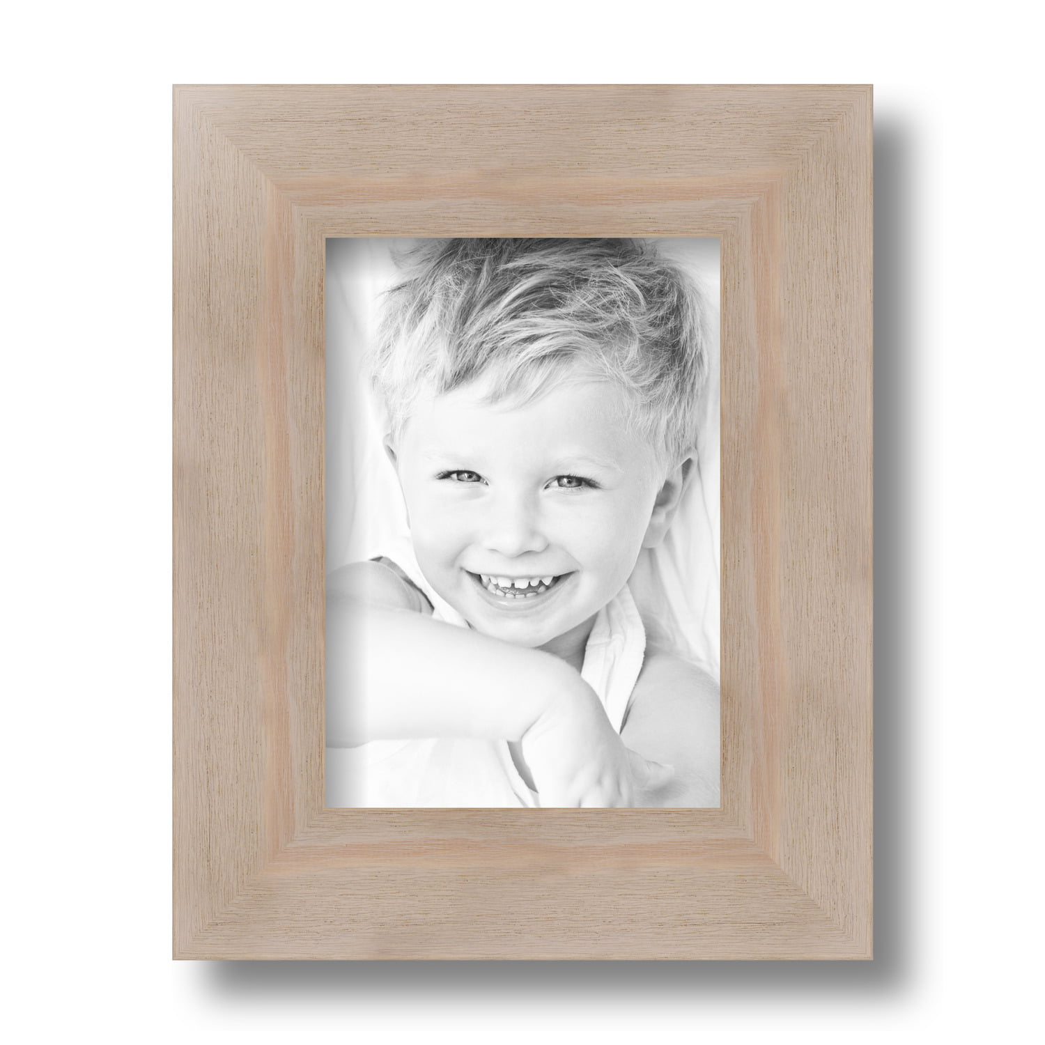 ArtToFrames Picture Frame Custom 1.5"  Off White Stain Wood 4331 Small 