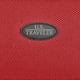 thumbnail image 5 of U.S. Traveler Lightweight Softside Suitcase, Rolling 20" Carry On Luggage, Red, Single, 5 of 5