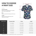 thumbnail image 4 of Yiaed Dinosaur Print Women's T Shirt V-Neck Short Sleeve Shirt Casual Breathable Tee Summer Tops-Small, 4 of 5