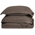 thumbnail image 1 of 400-Thread Count 100% Egyptian Cotton Elegant Solid Duvet Cover Set Grey / King/Cal King, 1 of 5