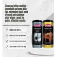 thumbnail image 2 of Weiman Wood Cleaner and Polish Lemon Scent Wipes & Stainless Steel Cleaner Fresh Scent Wipes Bundle with Microfiber Cloth – Furniture and Surface Care Gift Set (3 Items), 2 of 4