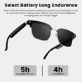 thumbnail image 3 of WIKCOVER Smart Glasses Bluetooth Audio Glasses for Men Women with Dual Stereo Speakers, Open Ear Music &HD Calling, 3 of 13