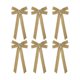 thumbnail image 2 of 6pcs Velvet Christmas Bows, Bow For Tree Wreath Gift Wrap Crafts, Wedding Party Bows For Snack Bags Baking Candy Bags Home Decoration, High-Quality Velvet Bows, Easy To Use, Foldable Design, 100%, 2 of 9