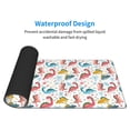 thumbnail image 4 of Pofeuu Dinosaur Print Desk Mat for Keyboard and Mouse，Computer Desk Matt for Desktop，Large Mouse Pad for Desk，Desk Pads on Top of Desks 12x31.5in, 4 of 8