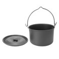 thumbnail image 1 of Pot Suspendu de Camping, Résistant à la Chaleur Pot de Cuisson Suspendu en Alliage d'Aluminium pour Extérieur, 1 of 7