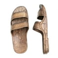 thumbnail image 4 of Rubber Double Strap Jesus Style Sandals Imperial Brand  (Womens size 12, men  size 10, Brown), 4 of 6