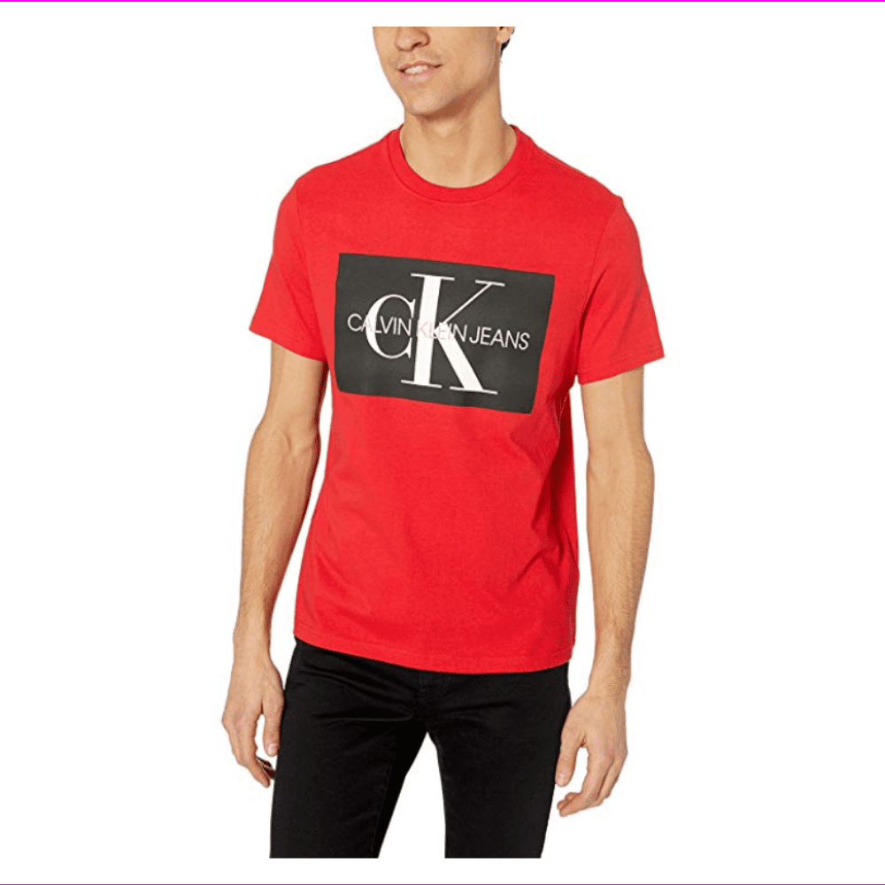 calvin klein t shirt red