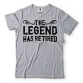 thumbnail image 5 of The Legend Has Retired Shirt Funny Retirement Gift Tee Retired Shirts Mens Retirement T-Shirt (Medium Military Green), 5 of 6