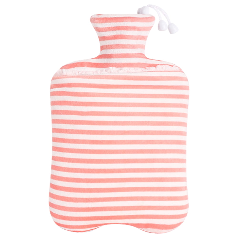 Hot Water Bottle with Fleece Cover Hot Water Bag for Pain Relief