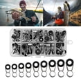 thumbnail image 3 of 45Pcs Fishing Eyes Rings Rafts Line Fishing Rod Side Line Guide Rings Enduring, 3 of 11