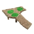 thumbnail image 1 of para tomar el sol para tortugas, escondite, hábitat para reptiles, área de descanso para actividades, decoración de pecera, adorno de, 1 of 10