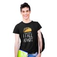 thumbnail image 3 of Old Glory Mens Cinco De Mayo Tacos Oh I Fall Apart Short Sleeve Graphic T Shirt, 3 of 6