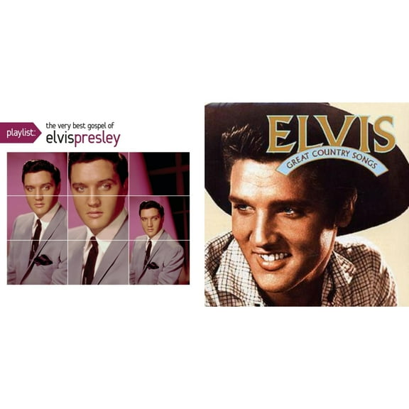 Playlist: Very Best Gospel Of Elvis Presley & Great Country Songs [CD Bundle]