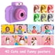 thumbnail image 5 of Cartoon Kid Camera Cámara de fotos digital con pantalla IPS de 2 pulgadas con tarjeta 32G (Beige), 5 of 9