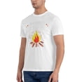 thumbnail image 4 of Camping I'D Rather Be Men'S Basic Short Sleeve T-Shirt White Medium, 4 of 5