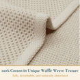 thumbnail image 3 of ComfiTime Dish Towels, 100% Cotton Waffle Weave Dish Cloth, Reusable Dish Rags Kitchen Hand Towels for Drying Dishes, Soft & Absorbent Cleaning Cloths, Small Dish Wash Cloths, 12x12, 6Pack, 3 of 7