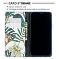 thumbnail image 2 of Dteck Case for Apple iPhone 12 Pro 6.1-inch,Patterned Flip PU Leather Wallet iPhone 12 6.1" Case Magnetic 3 Card Holder Slots with 1 Cash Pocket Protective Kickstand Shell Cover,White Flowers, 2 of 7