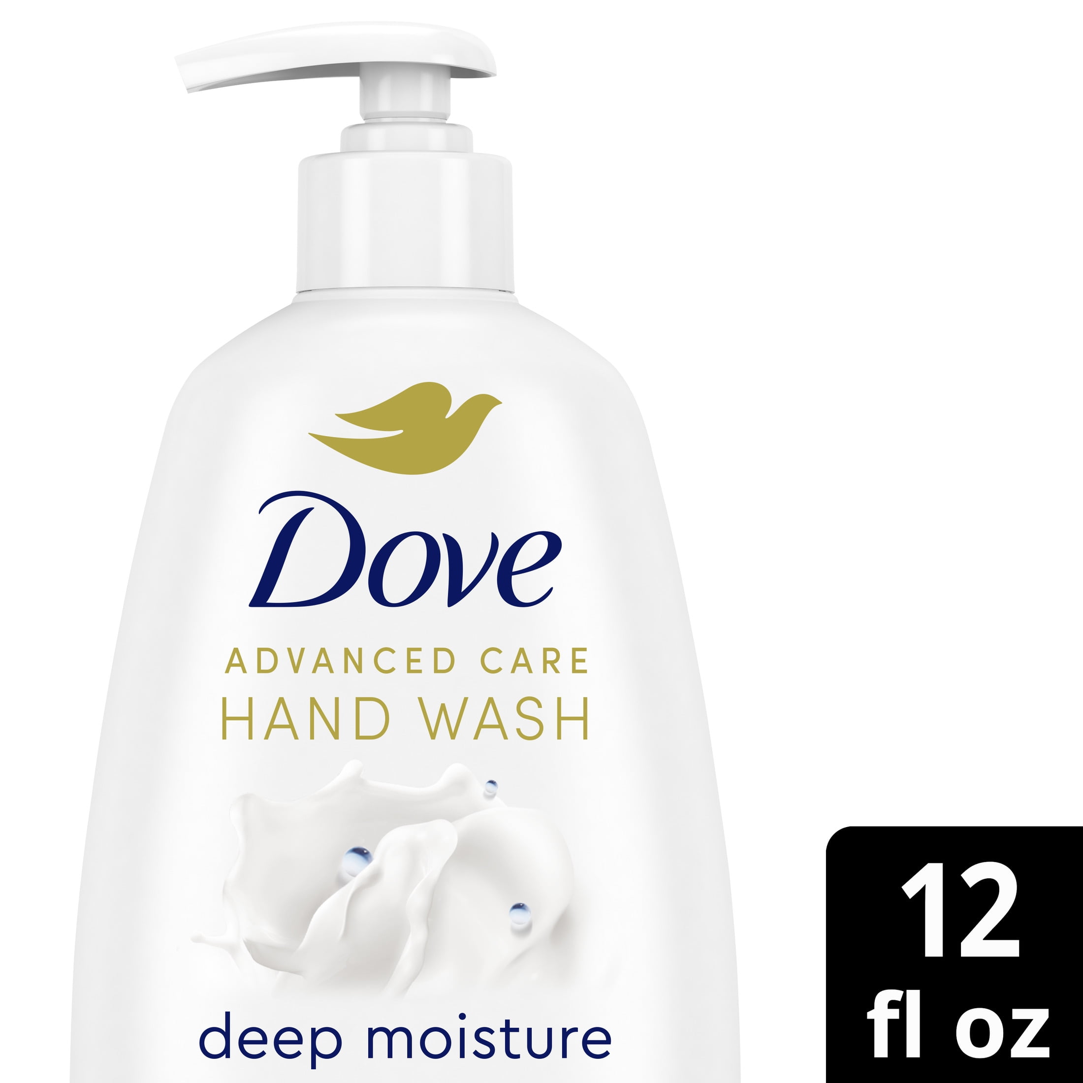Dove Liquid Hand Wash Deep Moisture More Moisturizing than Leading Ordinary Hand Soap, 12 oz
