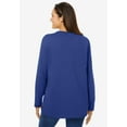 thumbnail image 2 of Woman Within Plus Size Perfect Long-Sleeve Crewneck Tee (Petite Available), 2 of 5