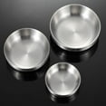 thumbnail image 1 of 304 Stainless Steel Double Thick Metal Rice Cereal Bowls Double Walled Ice Cream Soup Bowls Heat Insulated Mixing Bowl, 1 of 8