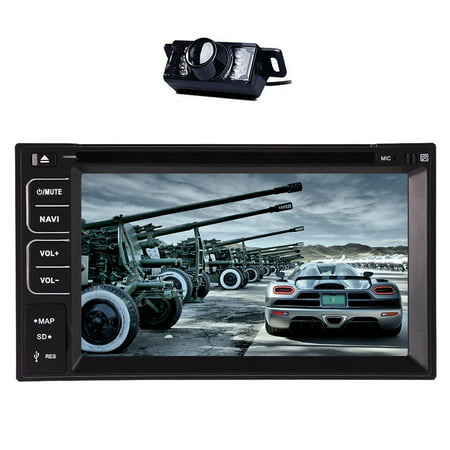 DVD Player Headunit Multimedia MP5 Autoradio In Deck Car Video Car Stereo Electronics Double Din Vehicle Parts MP3 Music Auto Radio EQ Subwoofer Steering Wheel control high quality Rear View