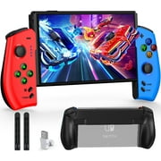 Joypad for Nintendo Switch/OLED Joy Cons,ESYWEN Replacement for Switch Joy Cons with 6-Axis Gyro/Dual Motor Vibration/Turbo/Wake up, Replacement for Nintendo Switch Controller