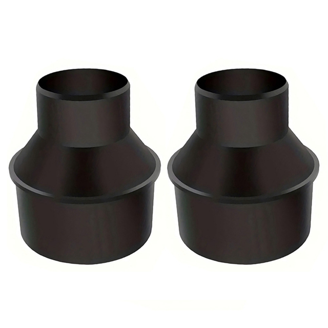 2pcs 70136 4Inch Hose to 2-1/2 Inch Hose Cone Reducer, Dust Collection Fittings for Dust Collection Hose