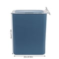 thumbnail image 3 of Bote de basura inteligente Sensor automático inteligente Cubo de basura Sala de estar Contenedor de desechos de cocina con tapa, batería, azul sidaley LF0137-02B, 3 of 7