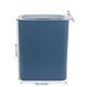 thumbnail image 2 of Bote de basura inteligente Sensor automático inteligente Cubo de basura Sala de estar Contenedor de desechos de cocina con tapa, carga, azul Inevent LF0137-05B, 2 of 2