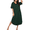 Green, variant on Ekouaer Long Nightgown, Womens V Neck Loungewear Oversized Sleepwear Loose Sleep Dress