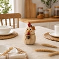 thumbnail image 4 of Eolstice Thanksgiving Farm Resin Ornament, Rustic Farmhouse Animal Figurine, Tabletop Shelf Mantel Home Decoration, Country Collectible Gift, 4 of 7