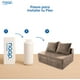 thumbnail image 5 of Sofá Cama Matrimonial Plegable + Cojín Espacio Optimizado Taupe, 5 of 8