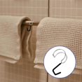 thumbnail image 4 of S Hooks Stainless Steel for Closet Clothes Hanging 10Pcs Black Hooks, 4 of 5