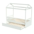 thumbnail image 2 of Polifurniture Nyce Twin Size Bed with Guard Rail and Trundle, White, 2 of 5