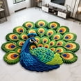 thumbnail image 3 of Seat Cushion Cloth, Cushion Peacock Mat *1 Piece (Green-C), 3 of 6