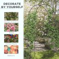 thumbnail image 4 of Outsunny 7.9FT Garden Arch Trellis, Metal Arch for Climbing Plants, 4 of 10