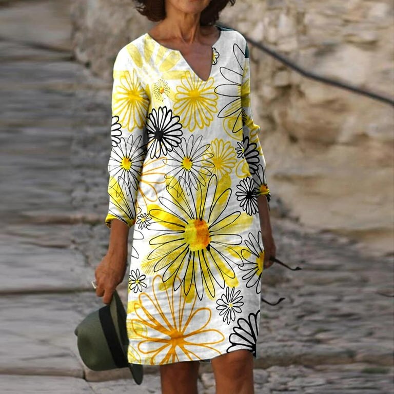 Midi length cotton summer dresses hotsell
